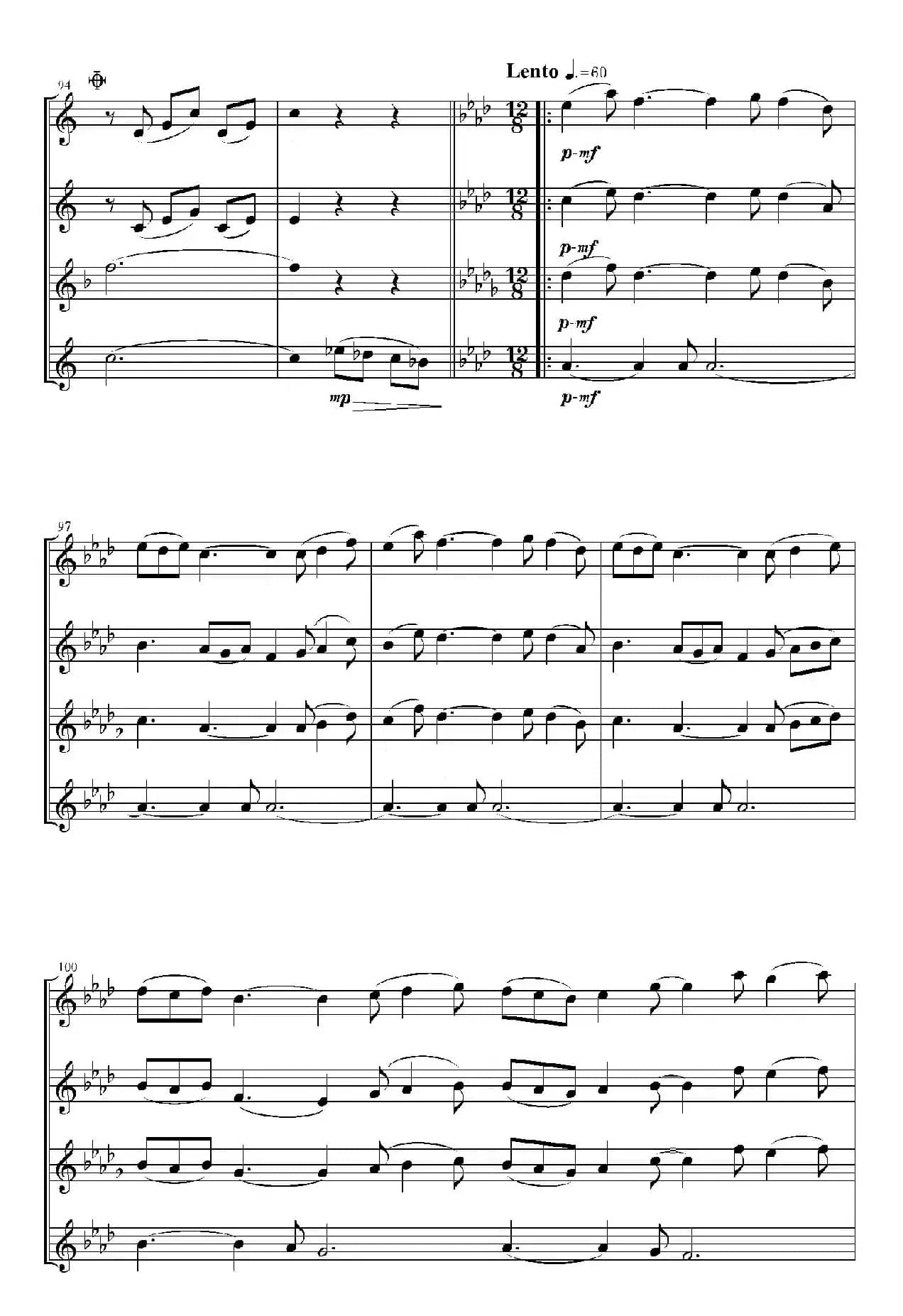 In the Green and Red Season （四重奏）