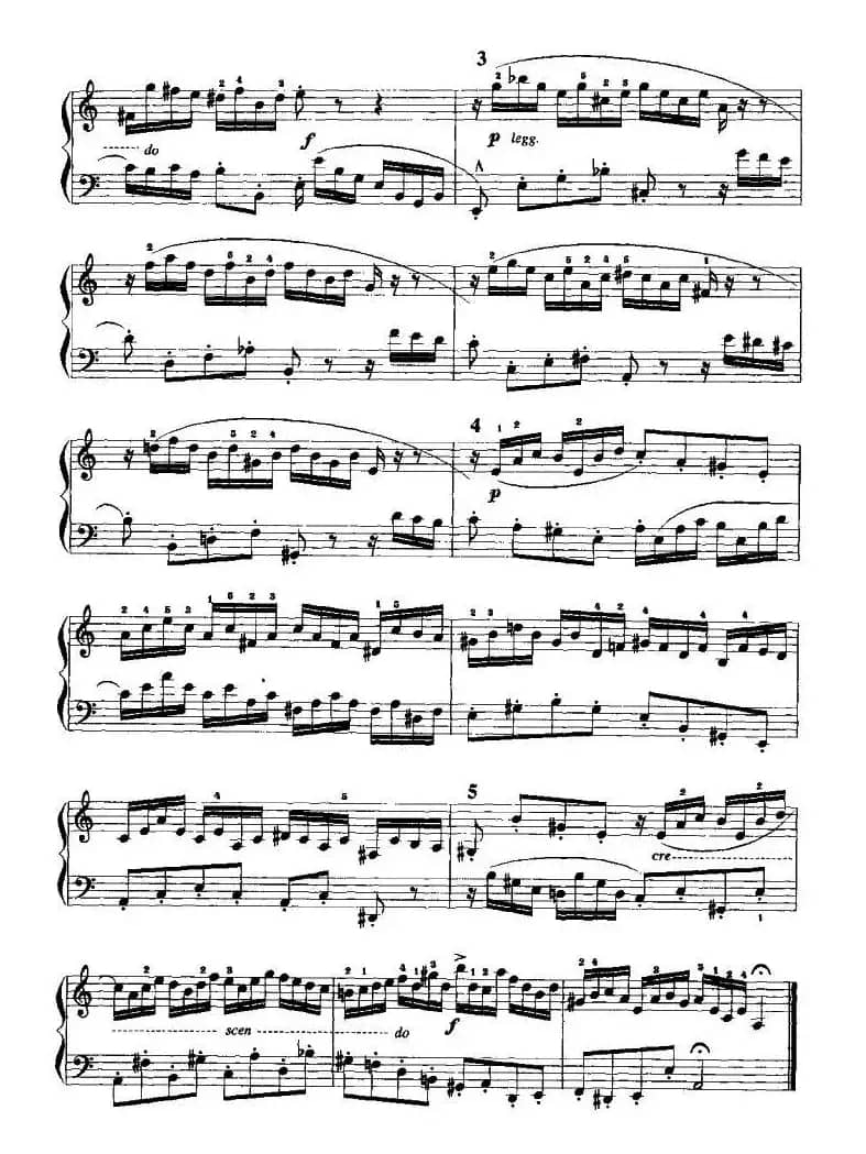 a小调二部创意曲 No.13