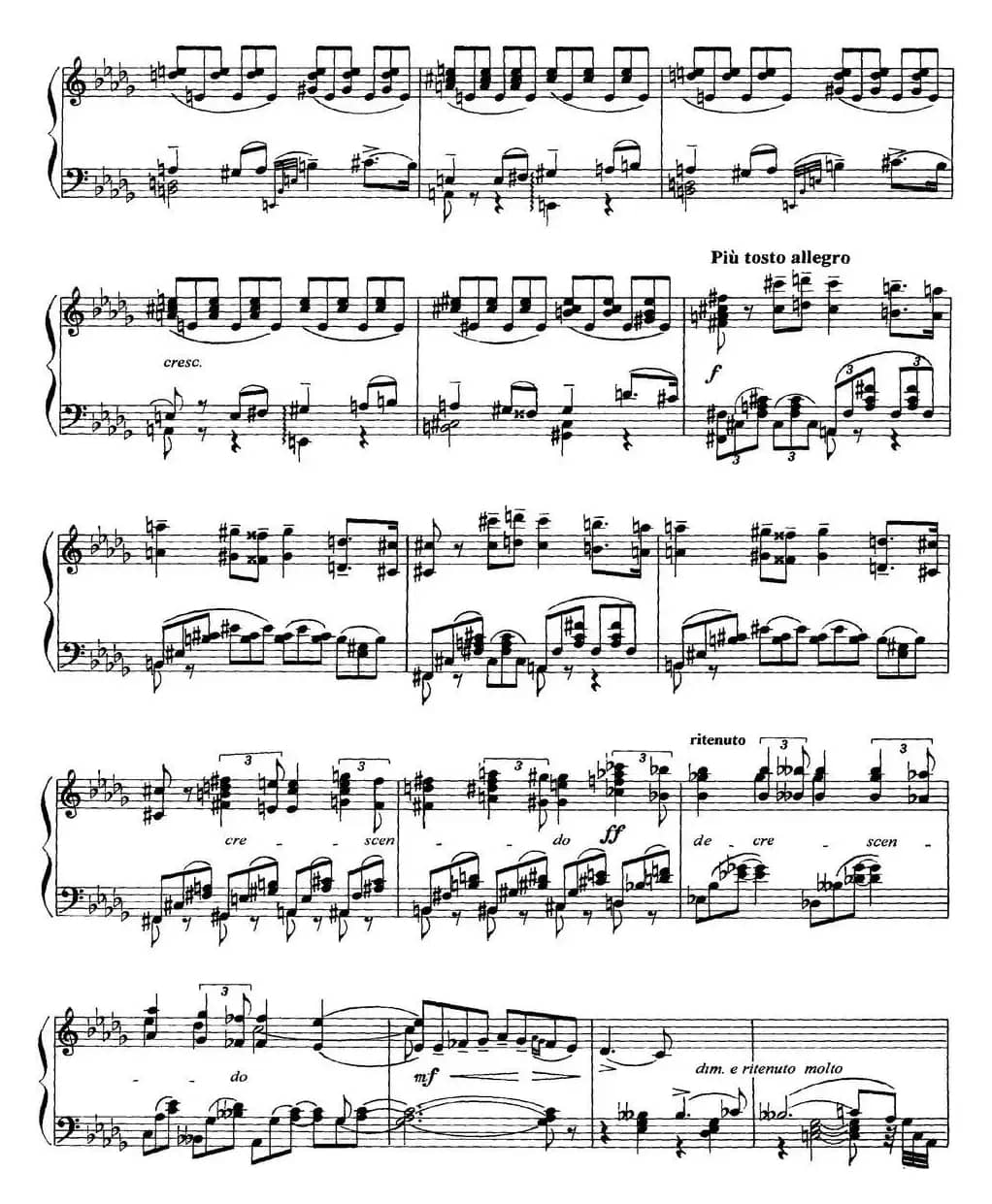 柴可夫斯基18首钢琴小品Op.72（14.Chant elegiaque）