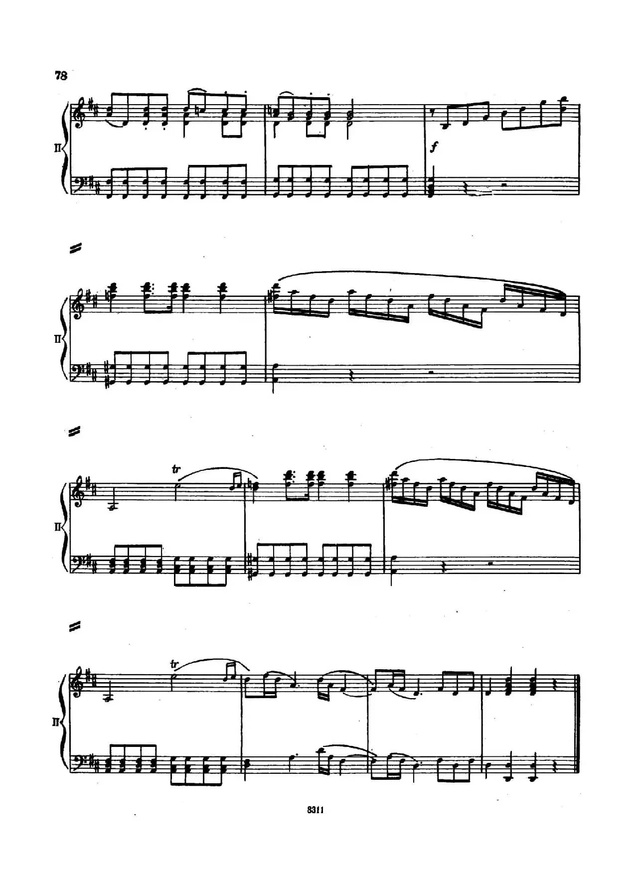 Concerto no 5 K 175 - 2 Piano（Ⅰ）