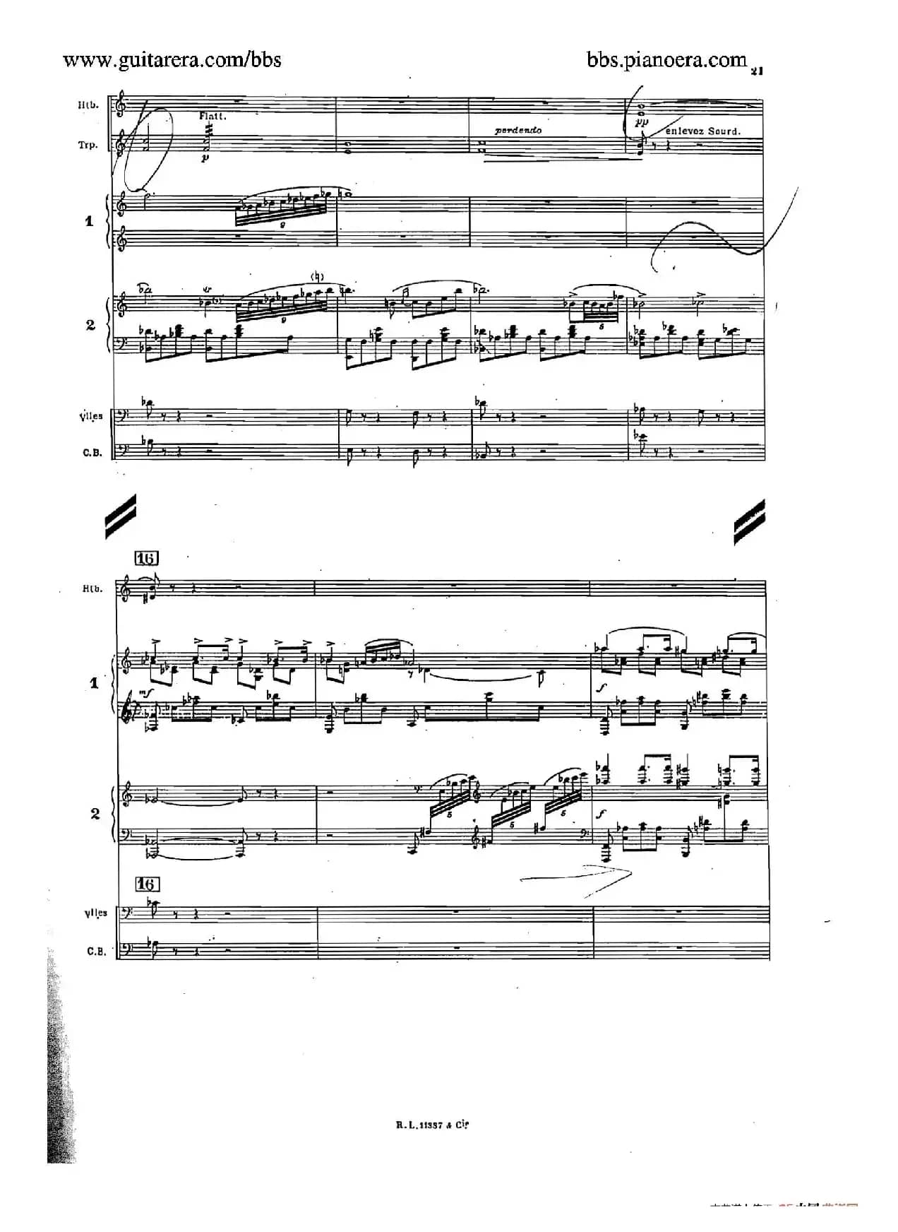 Concerto for 2 Pianos in d Minor（d小调双钢琴协奏曲·总谱）