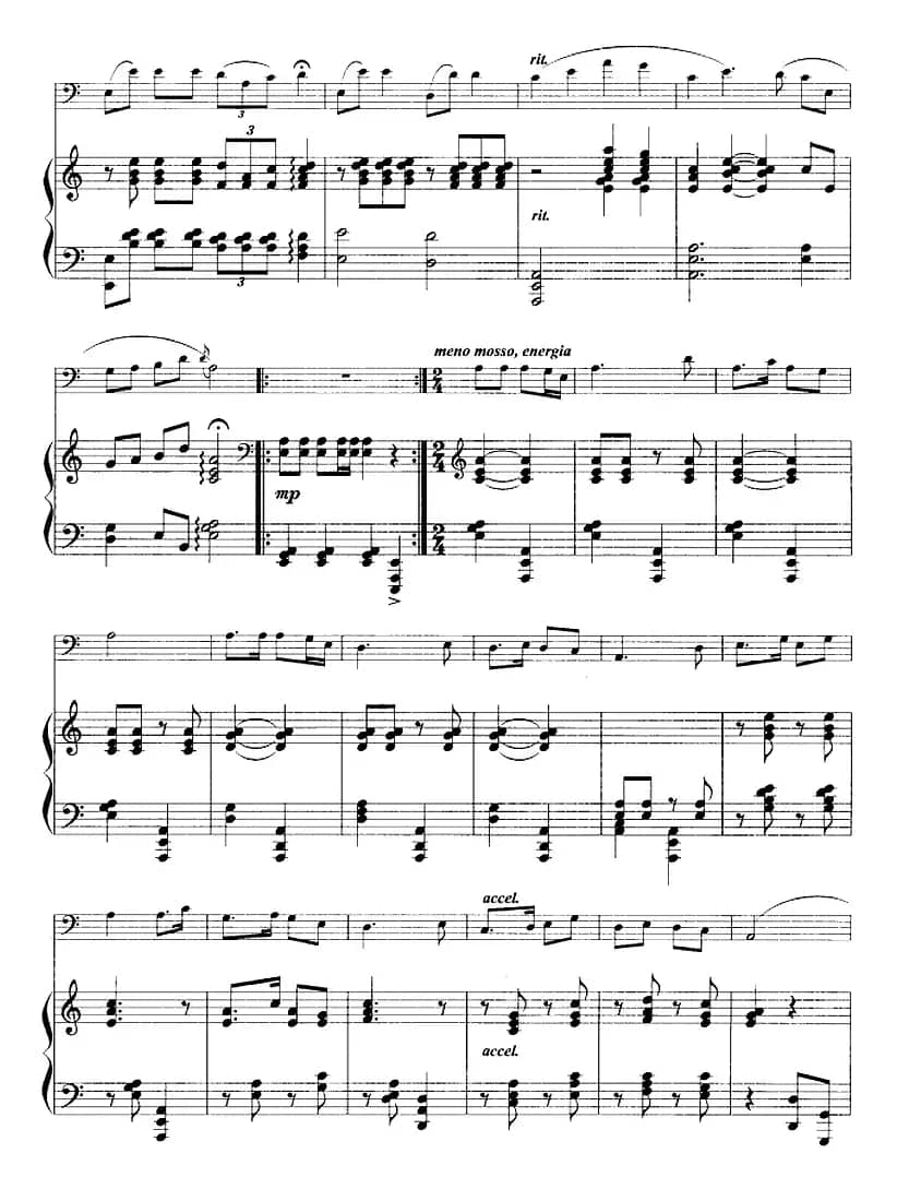 山歌与号子（长号+钢琴伴奏）