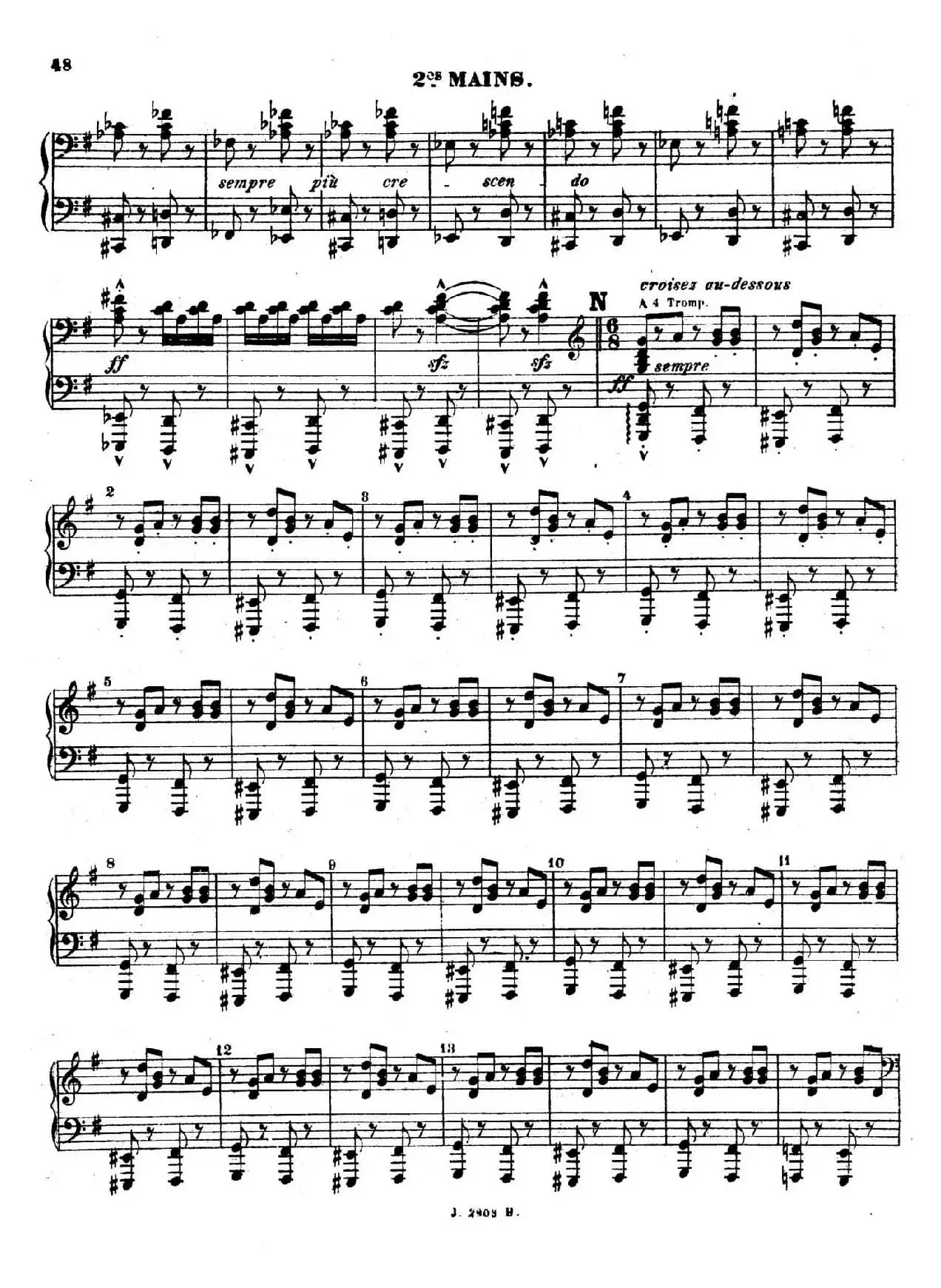 Symphony on a French Mountain Air Op.25（法国山歌交响曲·双钢琴·Ⅲ）