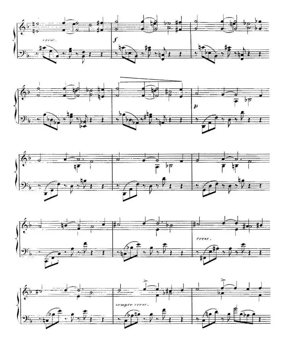 福雷13首船歌：Barcarolle No·7 in D min, Op·90