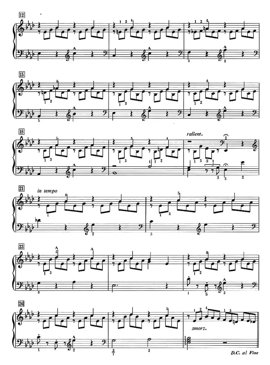 50首莱蒙钢琴练习曲 作品37（NO.44）