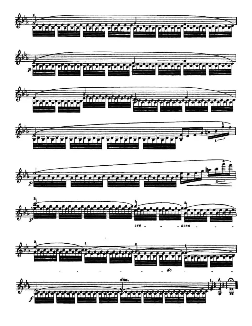 让·德尔菲·阿拉尔-12首小提琴隨想练习曲之19