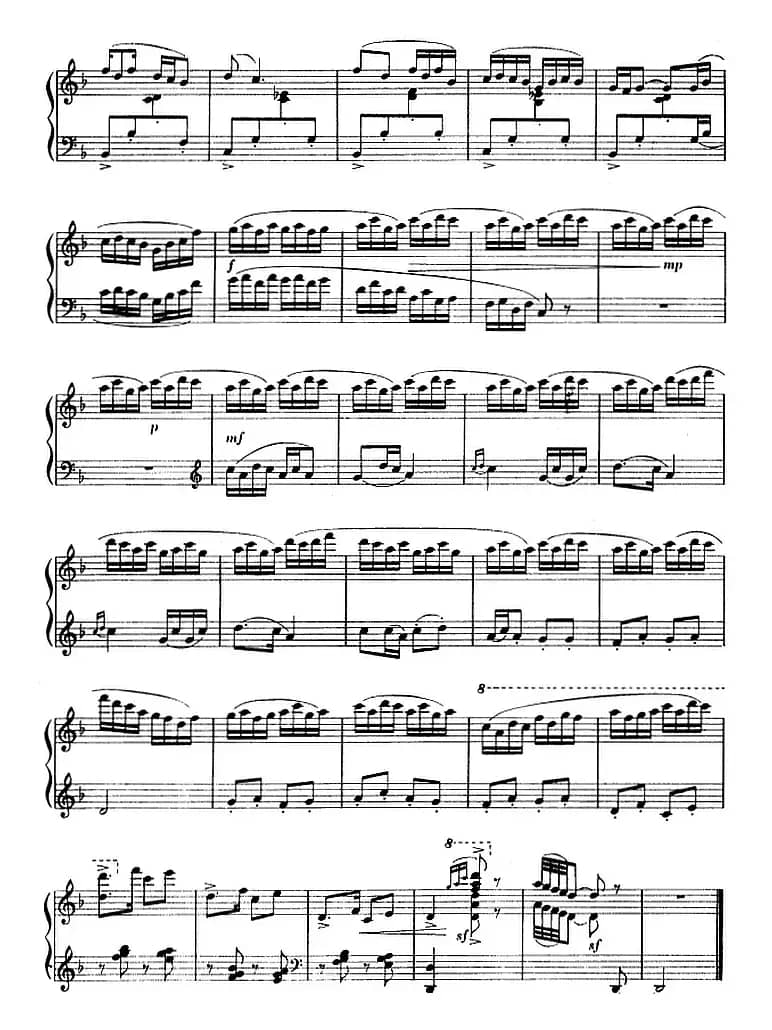 钢琴组曲《刘三姐》2、舞曲