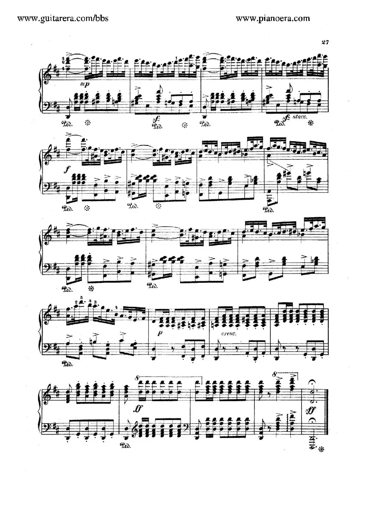 Spanish Dances Op.12(西班牙舞曲·钢琴独奏版)