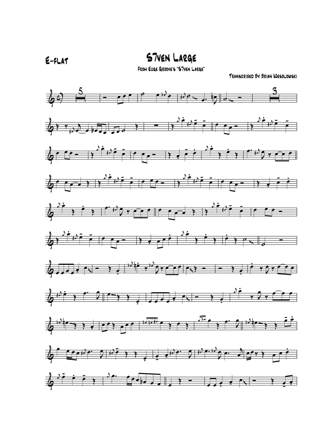 S7even Large（E flat）