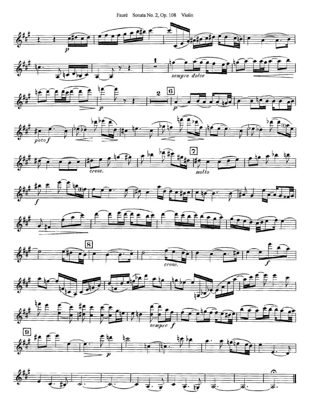 Violin Sonata No.2 Op.108
