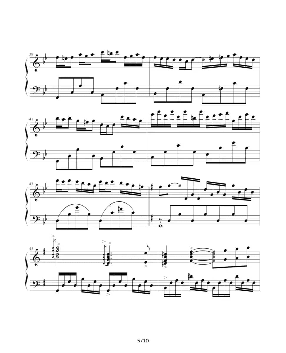 星空的旋律（滴漏制谱版）