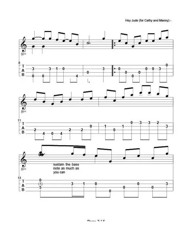 hey jude（尤克里里指弹独奏）