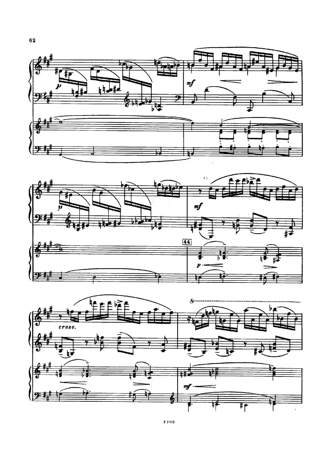 升f小调第一钢琴协奏曲 Op.1（双钢琴版）