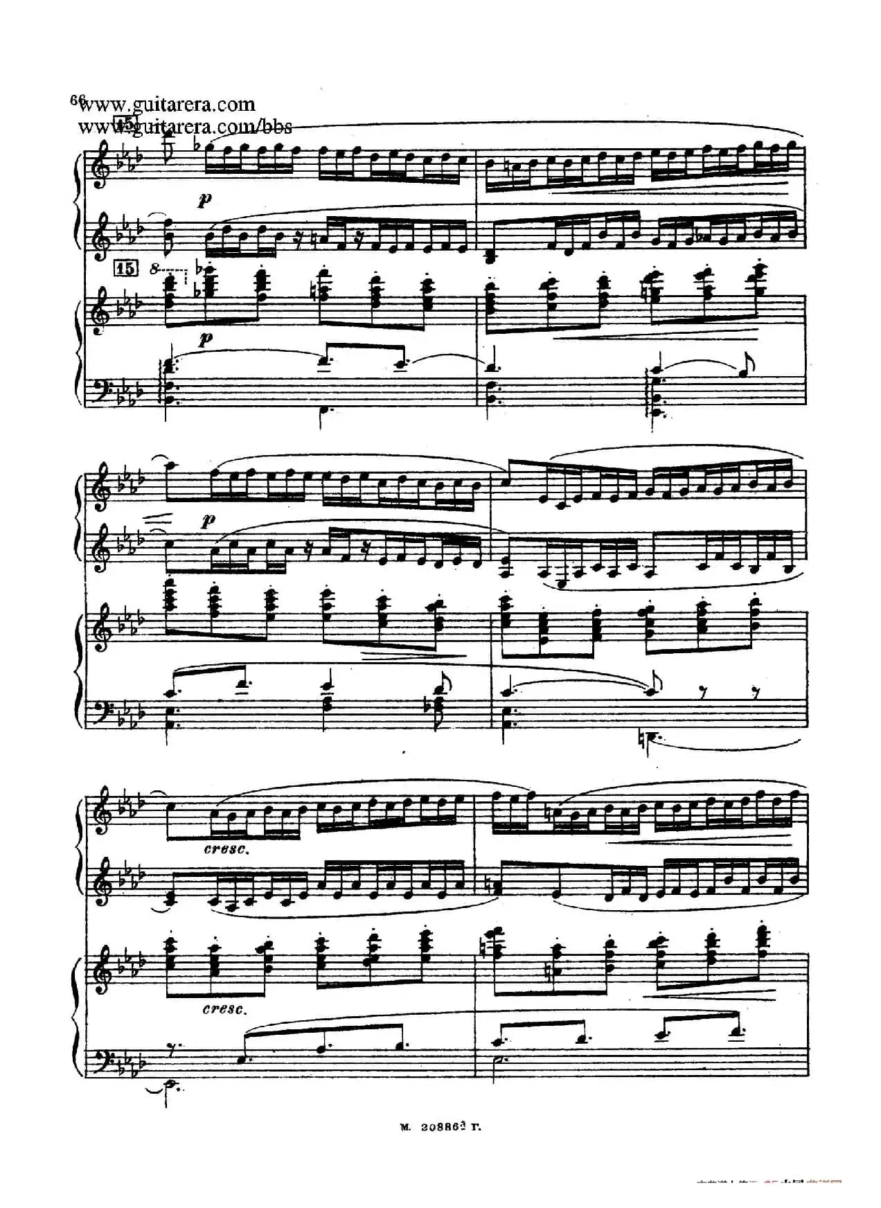 第二双钢琴组曲 Suite for Two Pianos No.2 Op.17（3. 浪漫曲 Romance）
