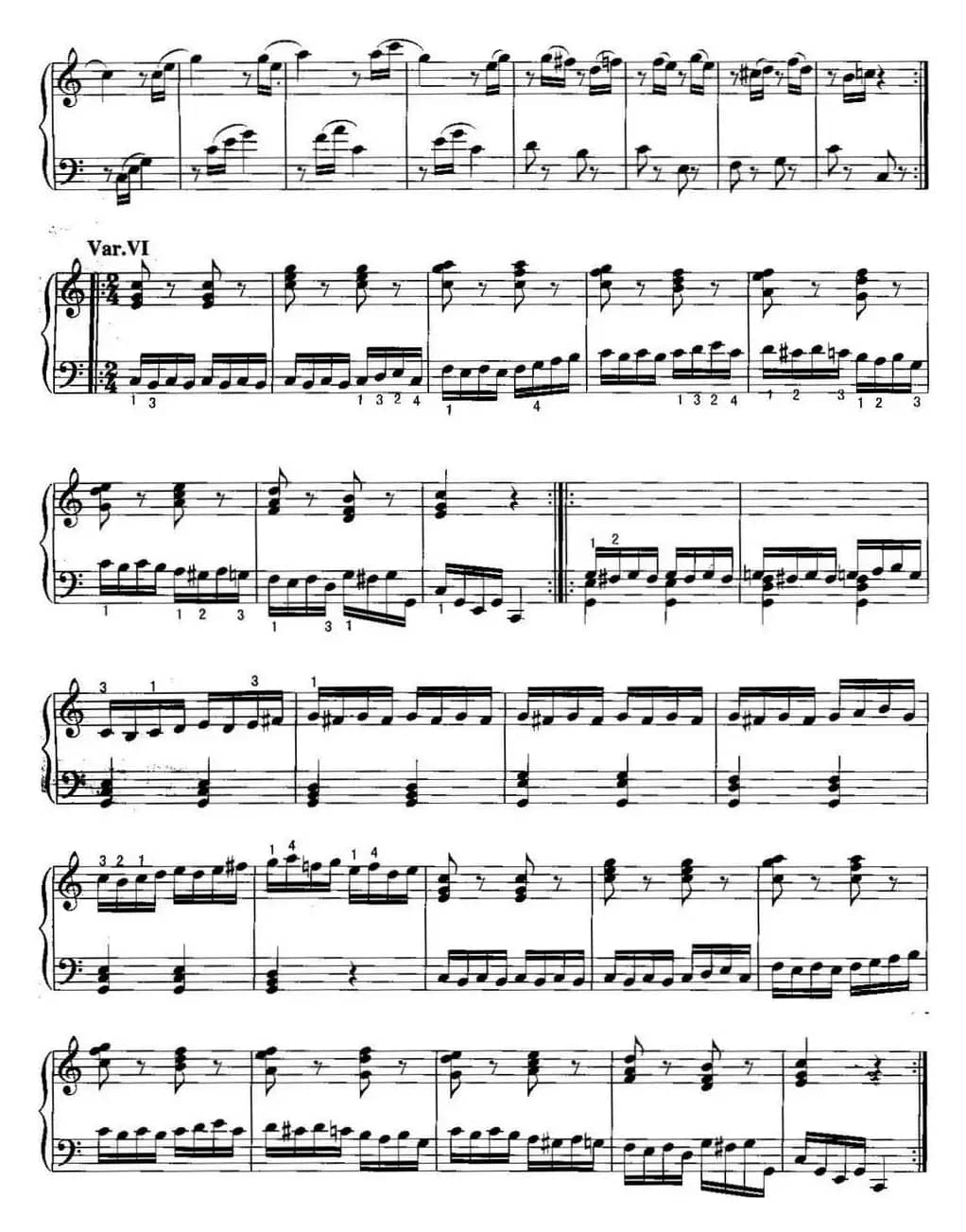 不可不弹的世界钢琴名曲：“星星”变奏曲