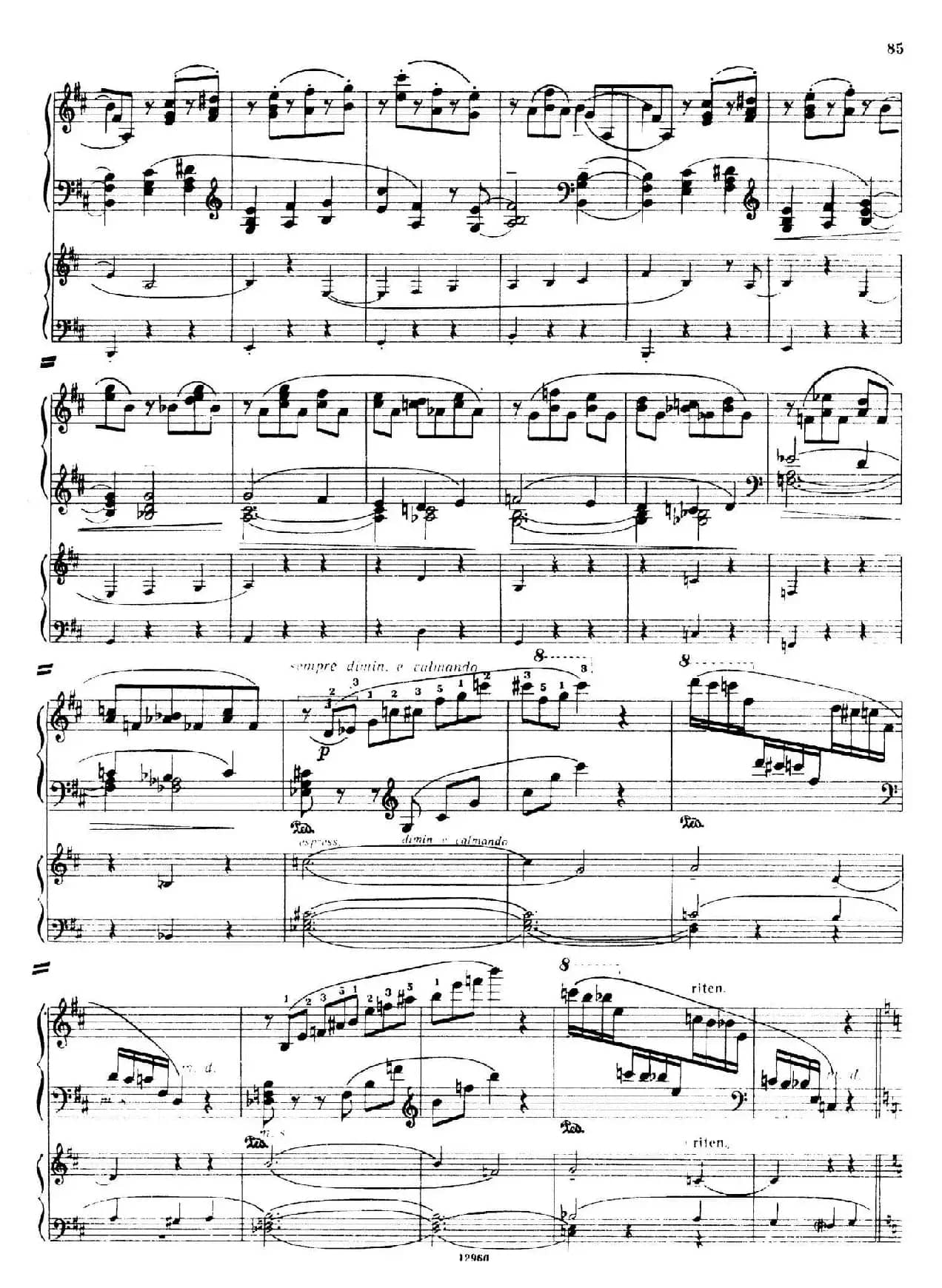 Piano Concerto No.2 in c Minor Op.50（c小调第二钢琴协奏曲·Ⅲ·双钢琴）