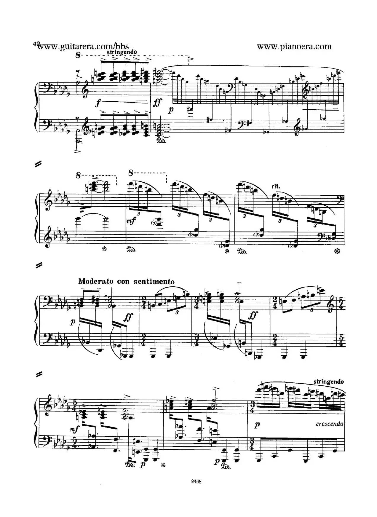 Piano Concerto in D-flat Major Op.37（降D大调钢琴协奏曲·Ⅰ·双钢琴）