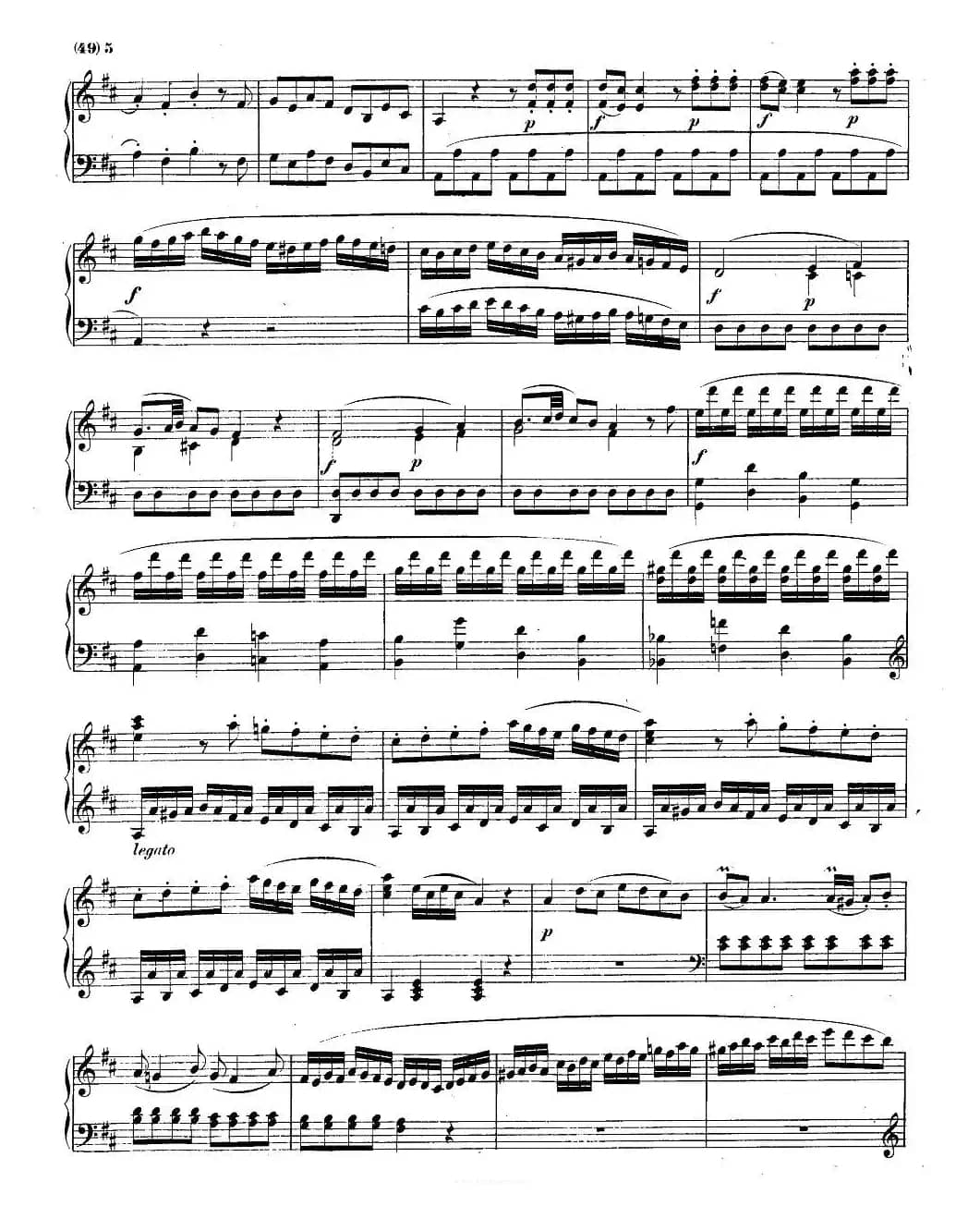 D大调第六钢琴奏鸣曲 KV.284