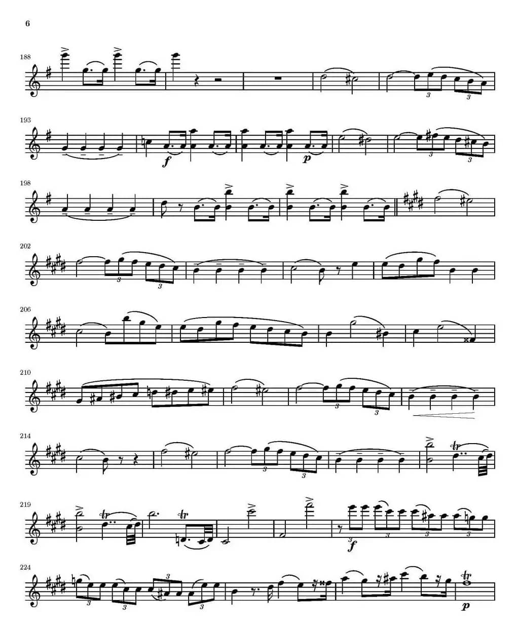 String Quartet nr.18 in E minor（E小调弦乐四重奏）（第一小提琴分谱）