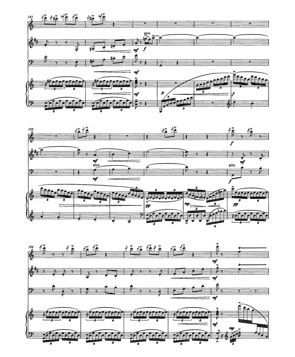 雨打芭蕉（长笛+单簧管+大提琴+钢琴）