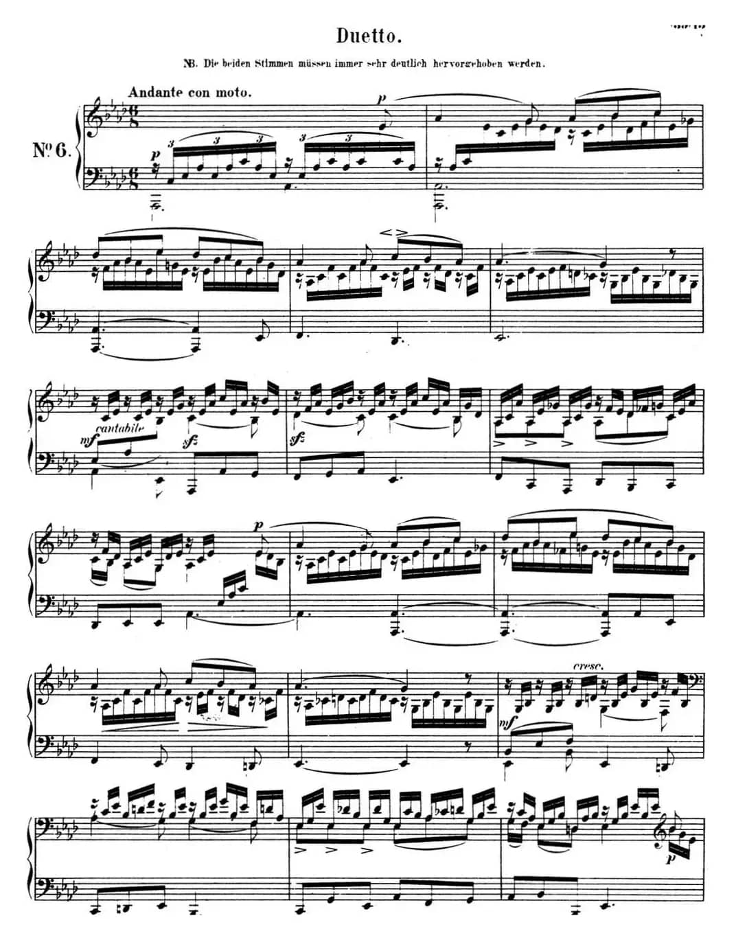 门德尔松无词歌Op.38（NO.6）