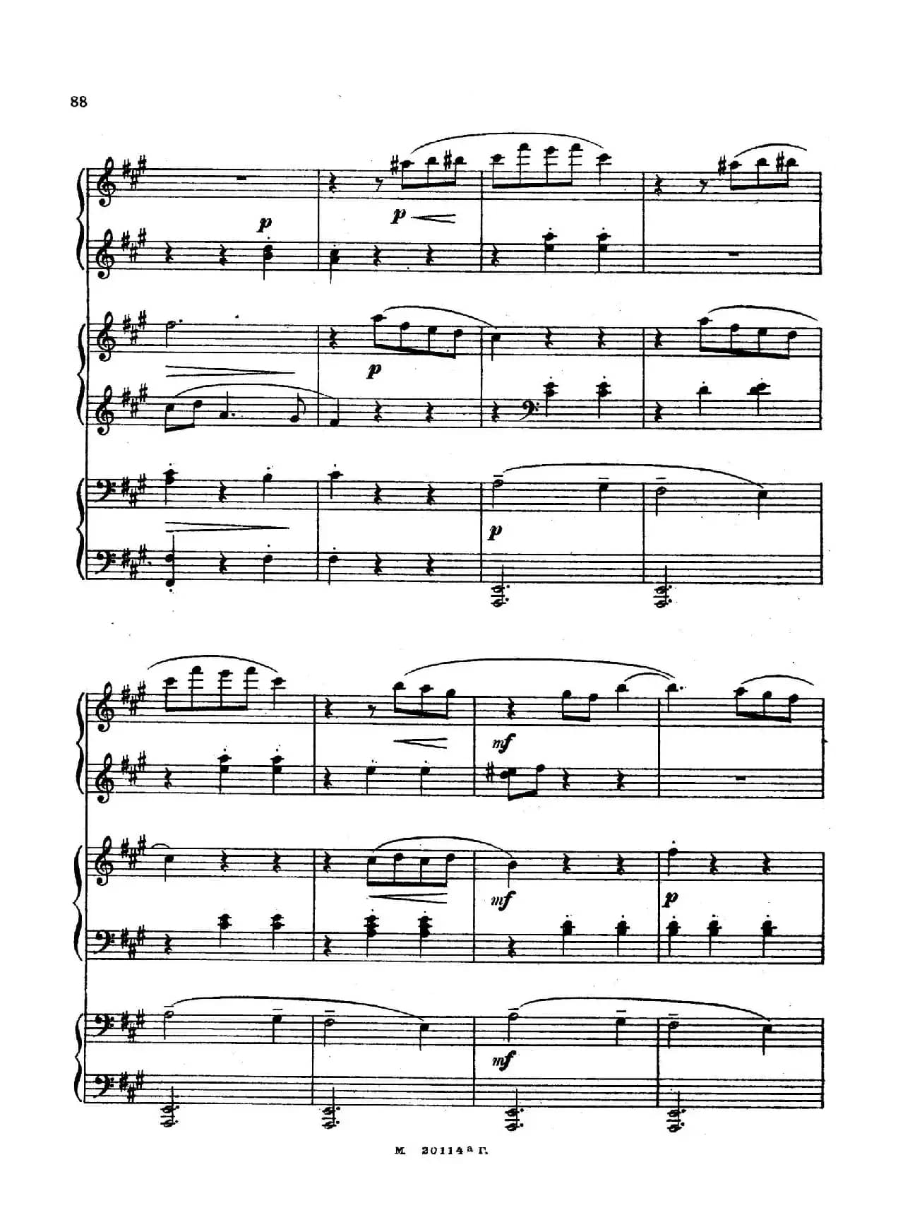 2首六手联弹小品（2 Pieces for 6 Hands）（1）