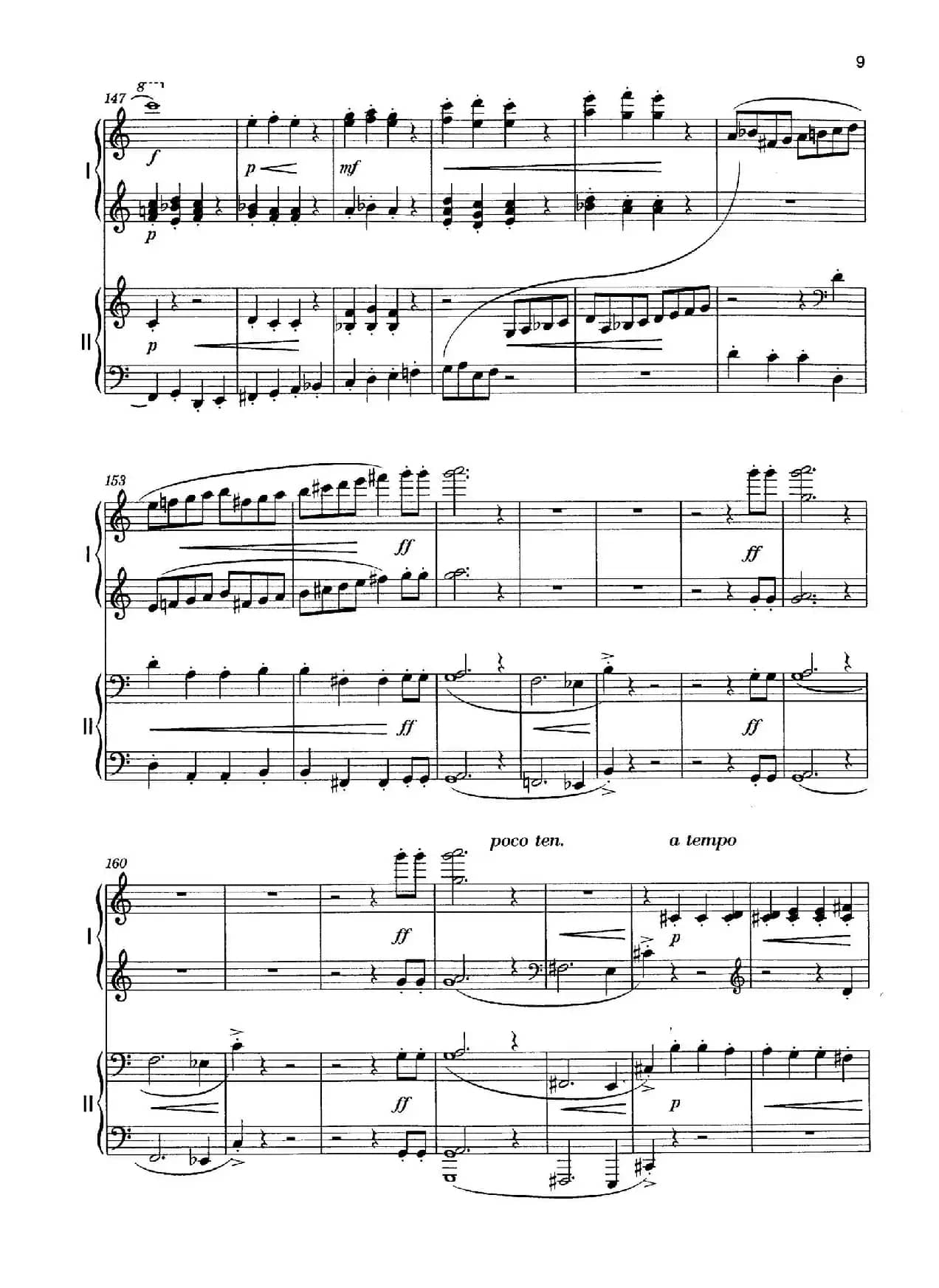 Vier Bagatellen Op.70（4首小品·Ⅰ·四手联弹）