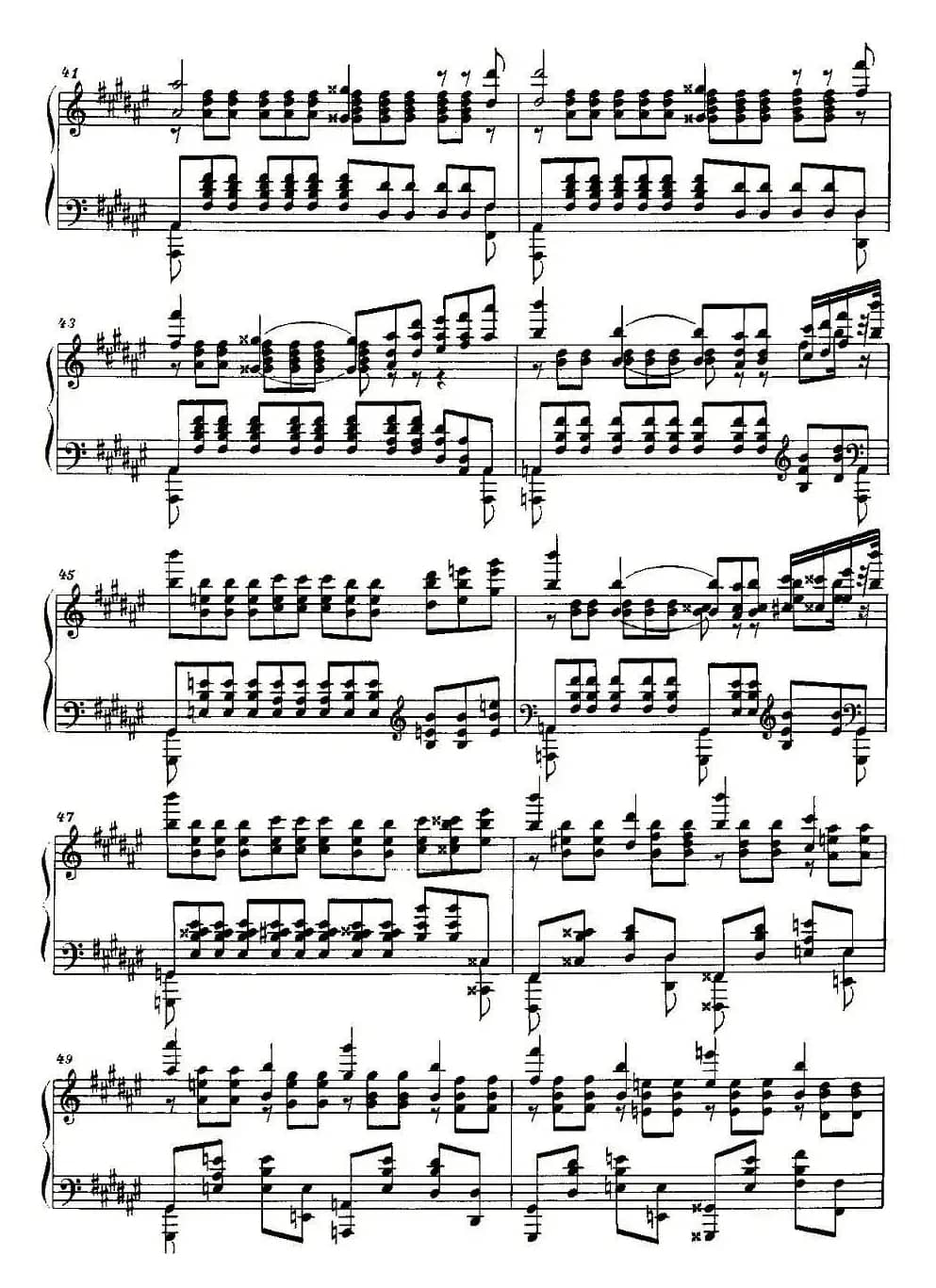 Etude（斯克里亚宾练习曲作品8 降d小调练习曲 第12首）