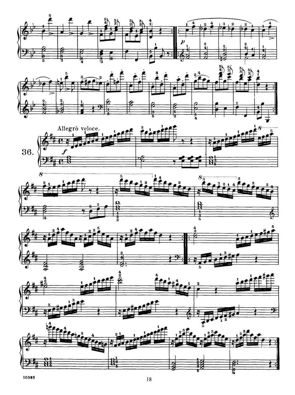 Czerny - 100 Progressive Studies Op.139（22—36）