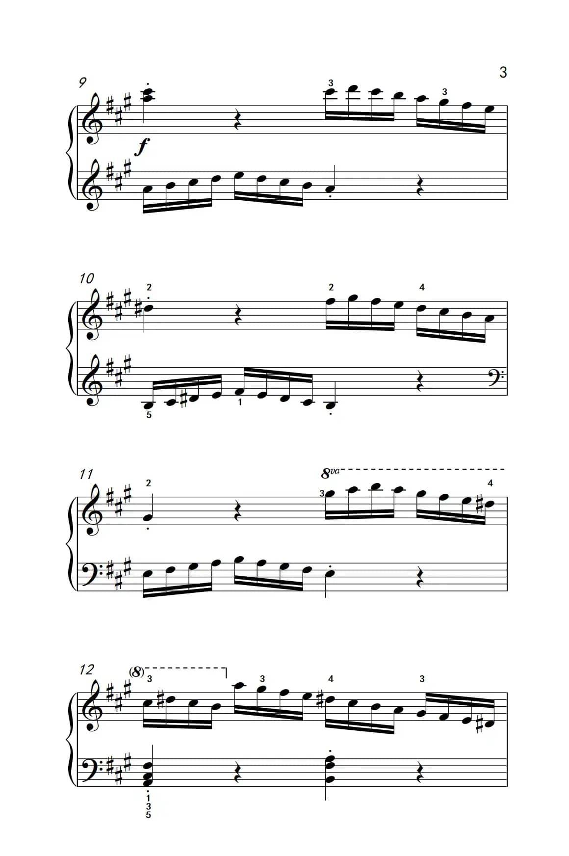 第四级 3.练习曲（中央音乐学院 钢琴（业余）考级教程 4-6级）