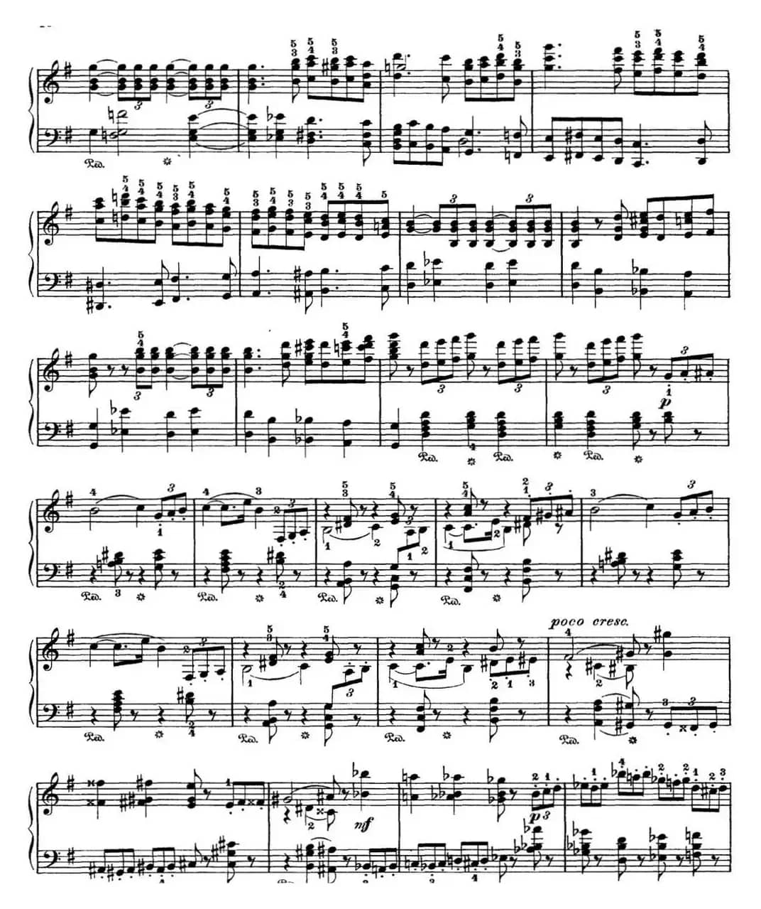 柴可夫斯基 四季 9月 狩猎之歌 G大调 The Hunt G major