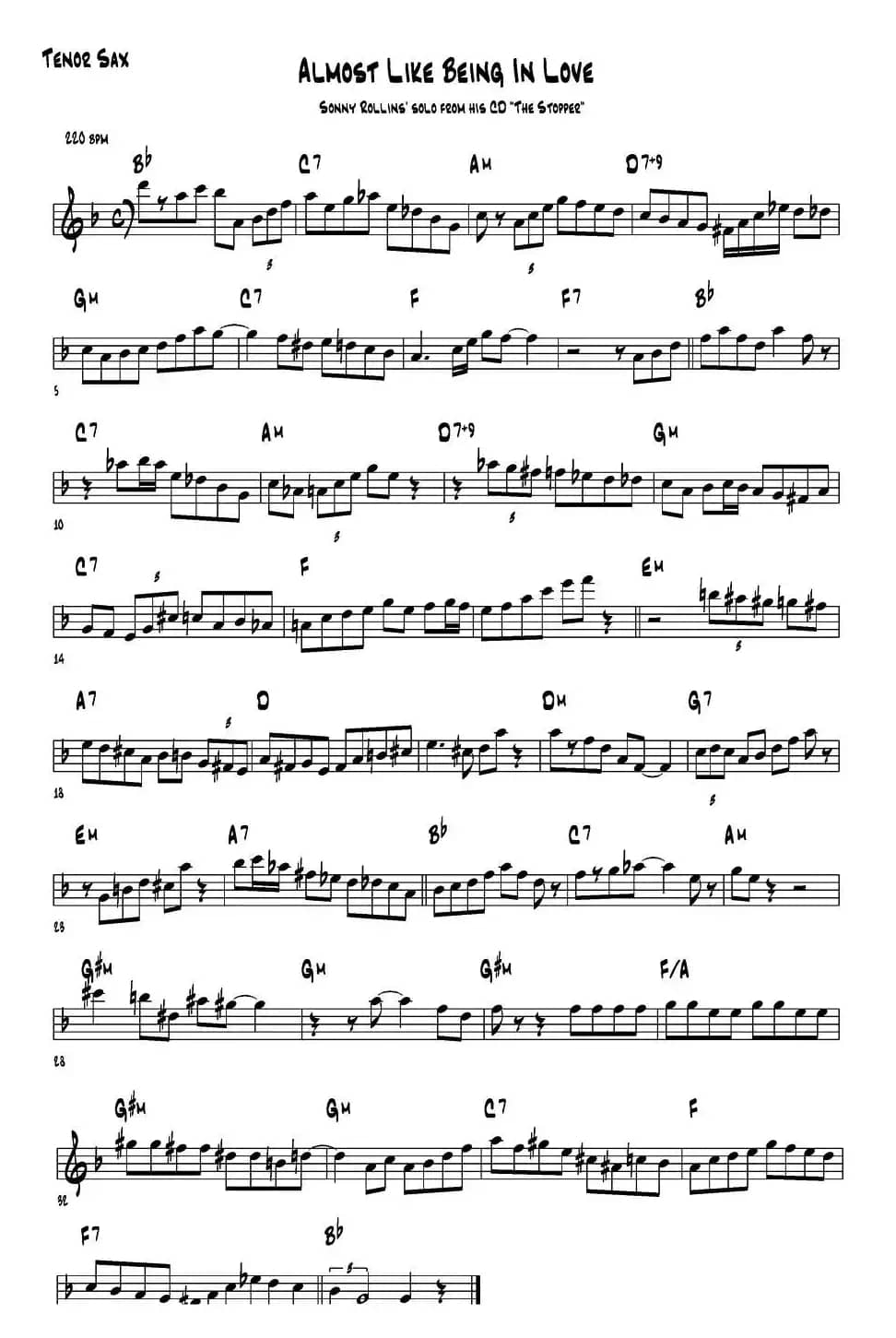 Almost Like Being in Love