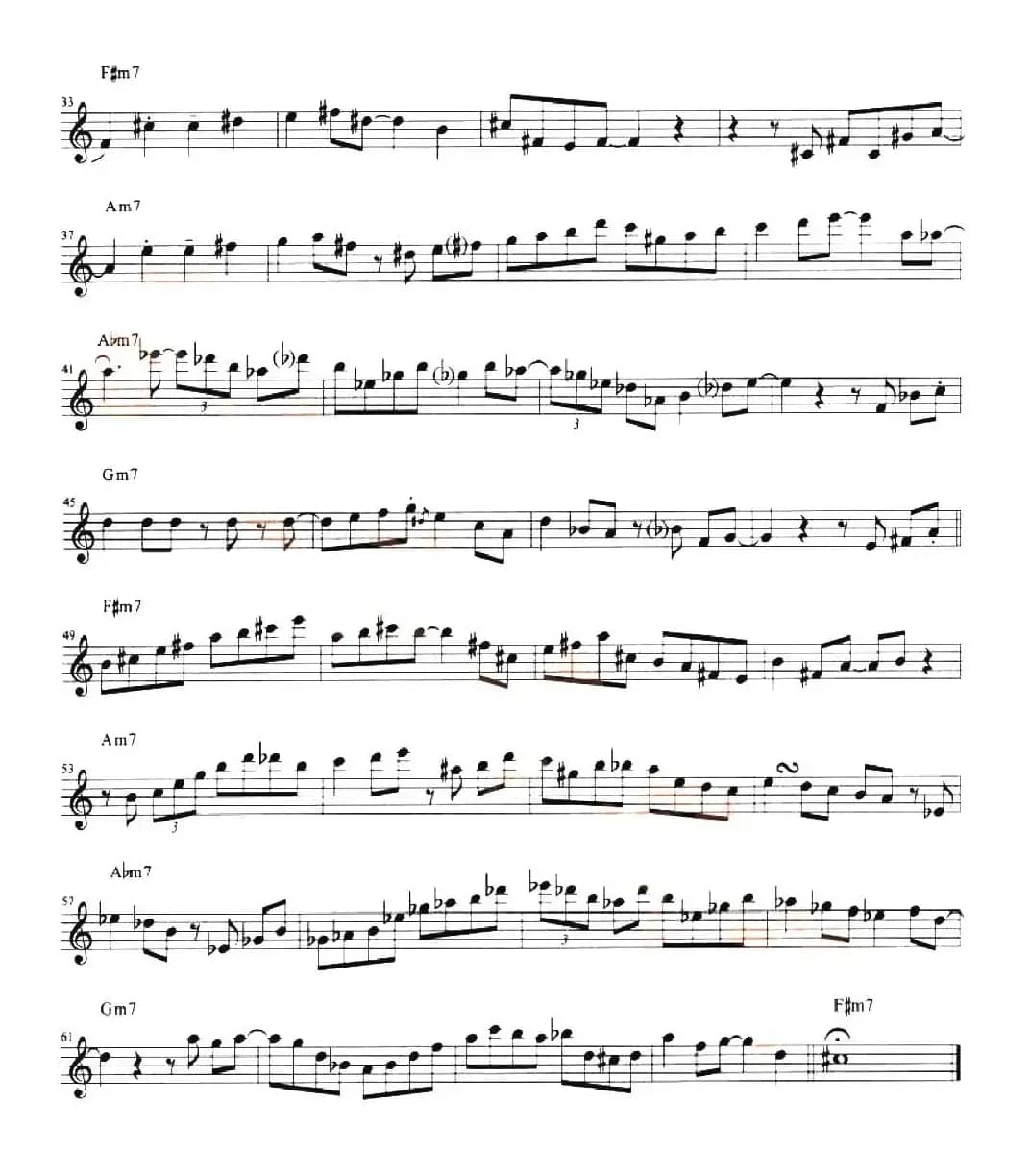 SAMBA MINOR CHORD SOLO