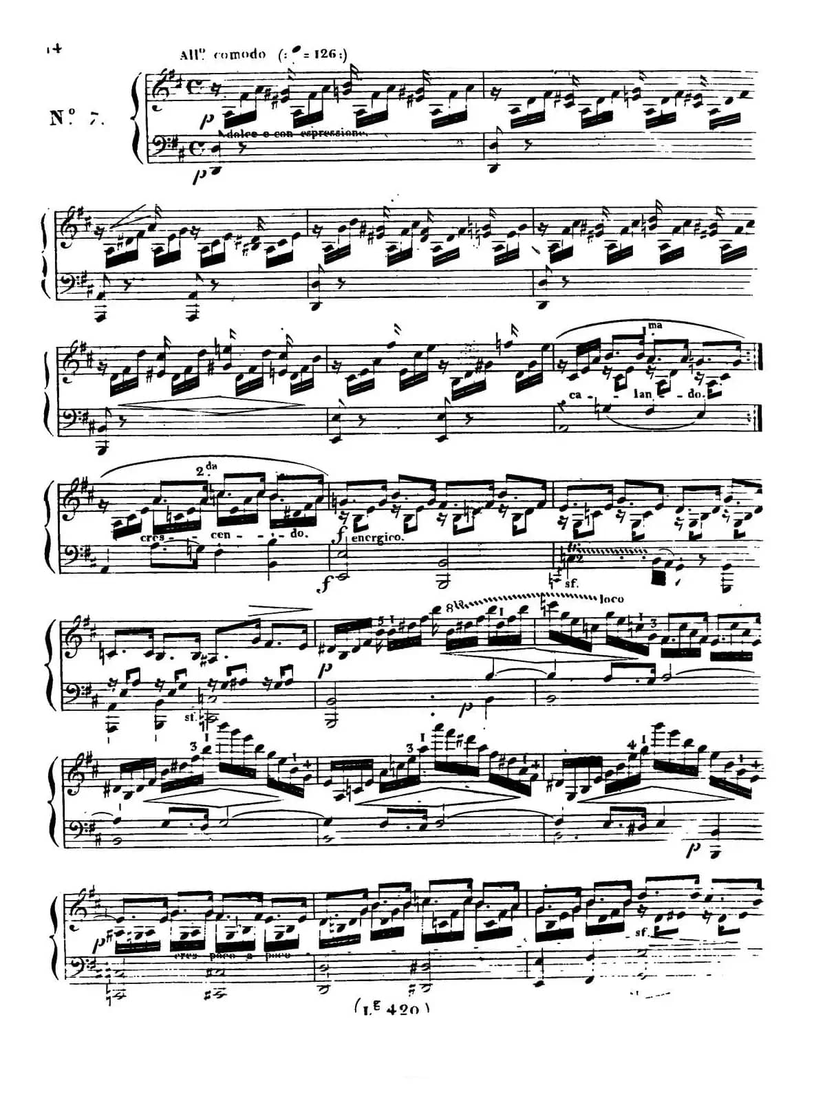 24 Exercices et Preludes Op.21（24首前奏练习曲·7）