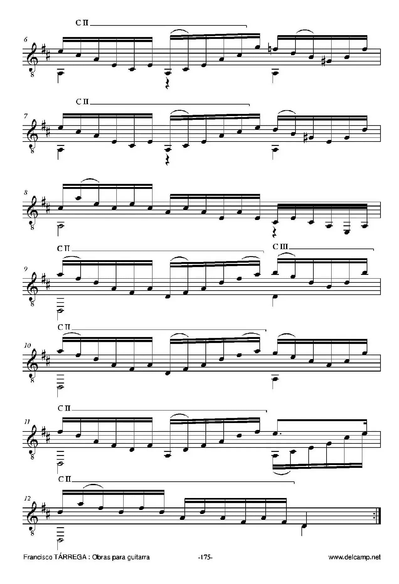 《塔雷加作品全集》第10部分（古典吉他）