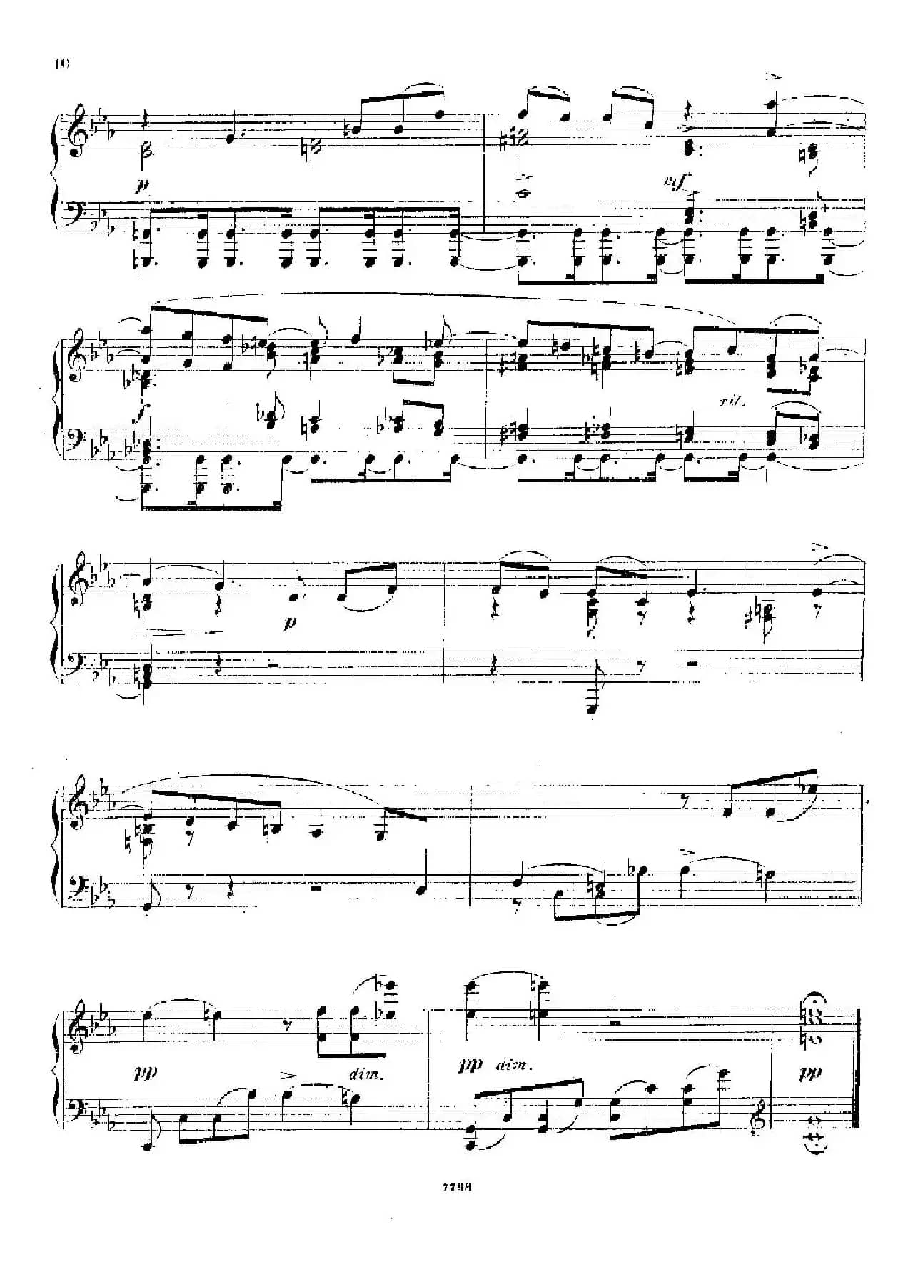 Phantasien Am Clavier Op.36（幻想曲集·第五首）