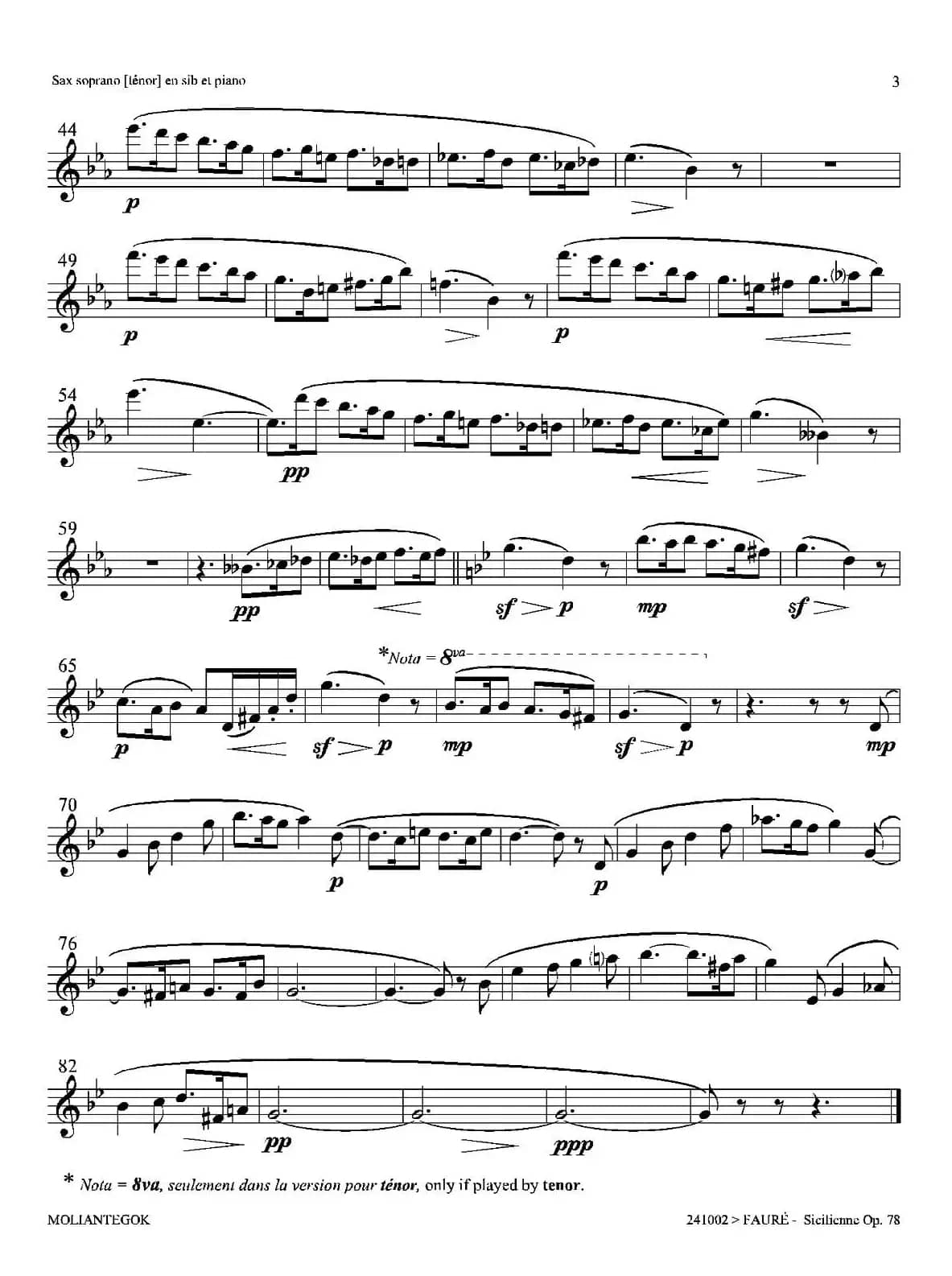 西西里舞曲 Op78