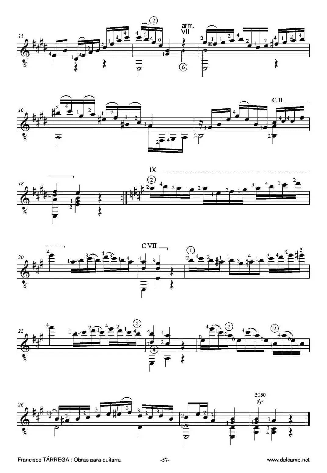 ESTUDIO EN FORMA DE MINUETTO(A la Srta.Consuelo Pascual de Boldum)（古典吉他）