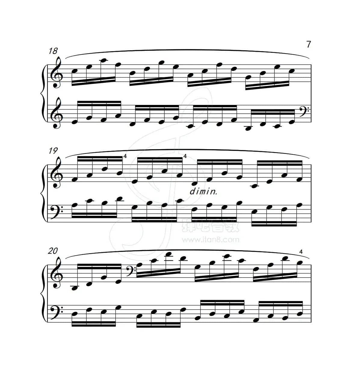 练习曲 10（克拉莫钢琴练习曲60首）