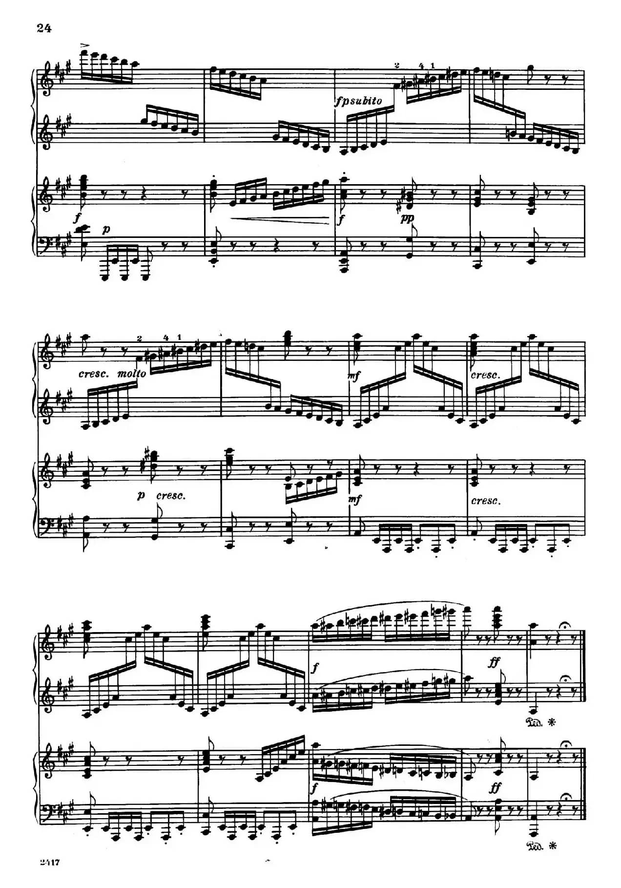 Introduction et Rondo Capriccioso Op.28（引子与随想回旋曲·双钢琴）