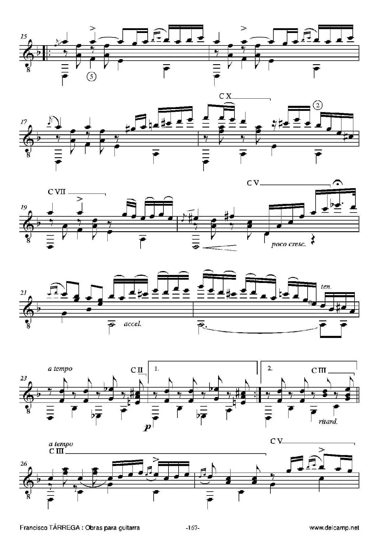 《塔雷加作品全集》第9部分（古典吉他）