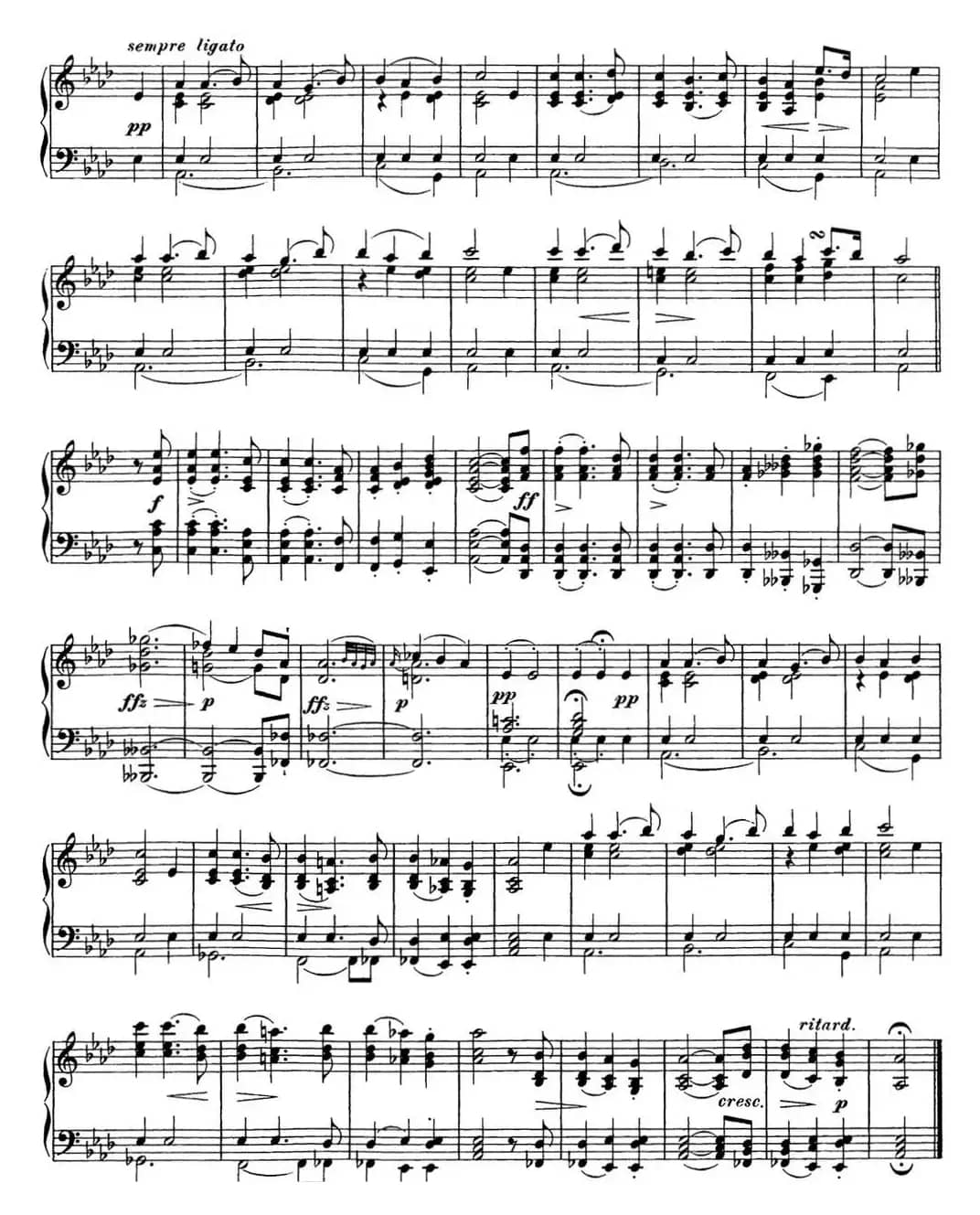 舒伯特降A大调即兴曲D.935，Op.142（NO.2）