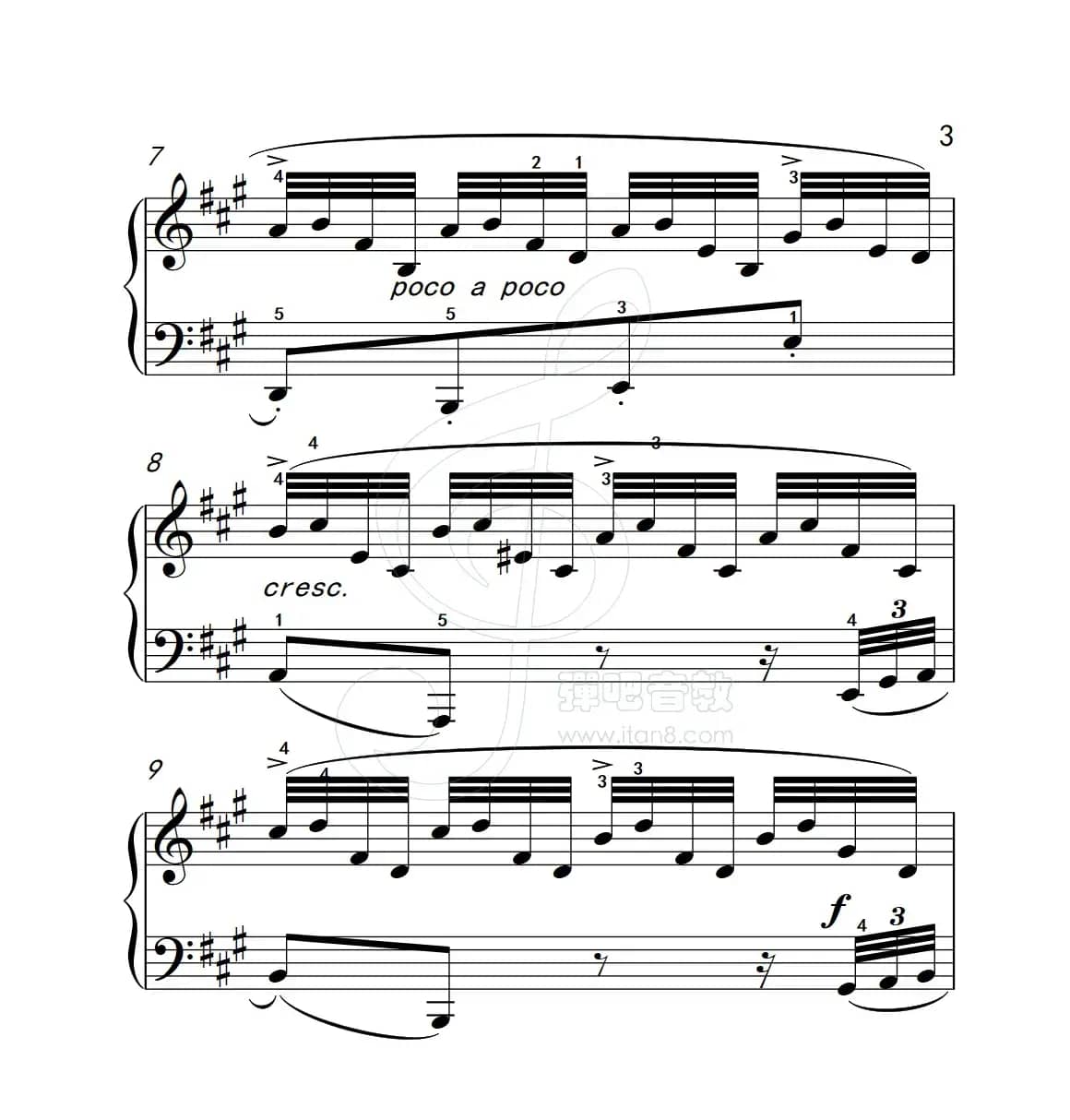 练习曲 38（克拉莫钢琴练习曲60首）