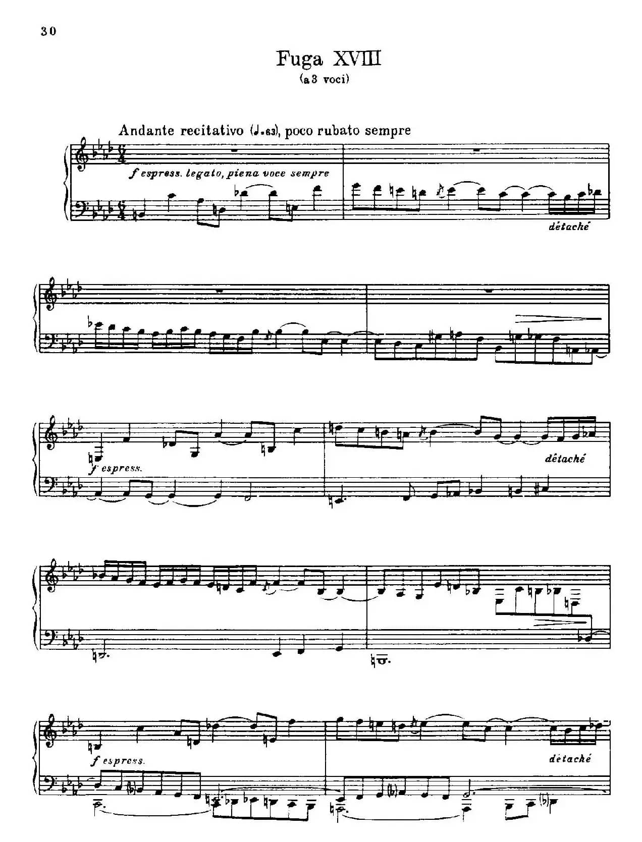 24 Preludes and Fugues Part.2 Op.45(24首前奏曲与赋格·第二部分·18)