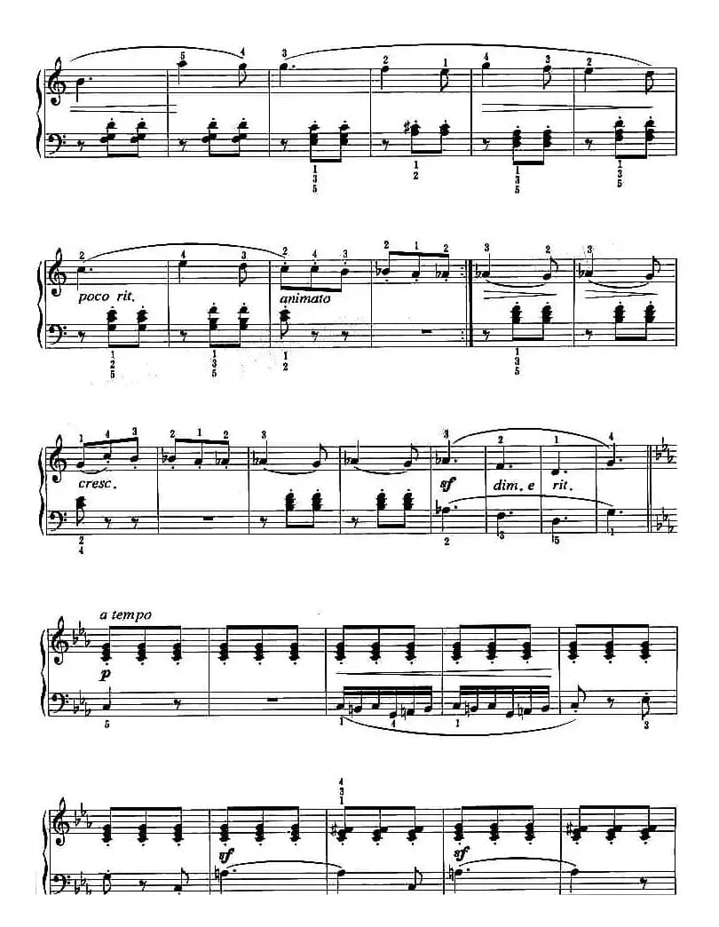 叙事曲（布格缪勒作曲版）