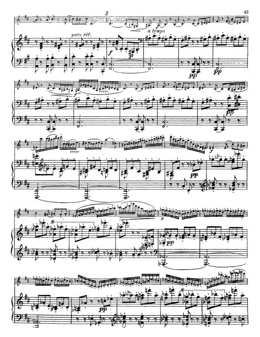 Symphonie Espagnole Op.21，No.5（西班牙交响曲）（小提琴+钢琴伴奏）
