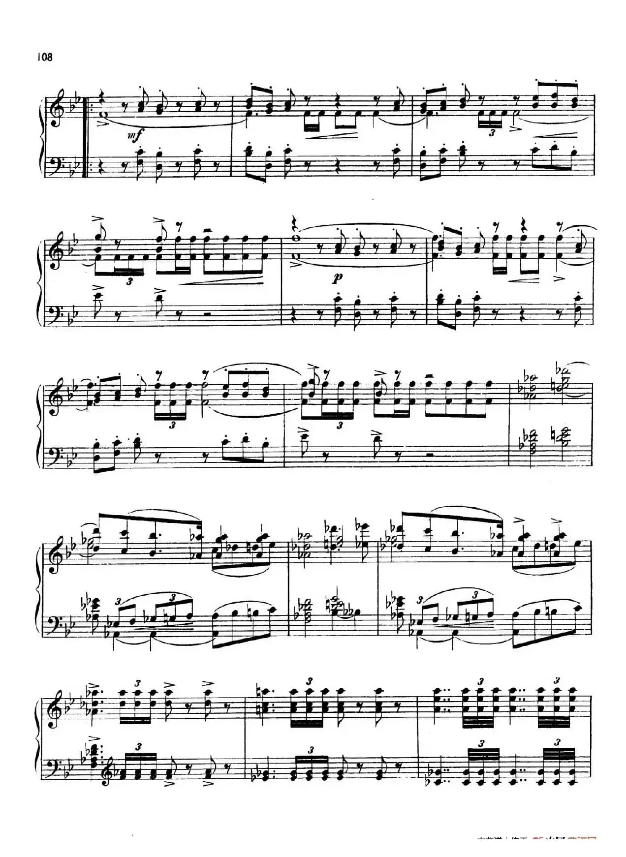 24 Characteristic Pieces Op.36（24首性格小品·21）