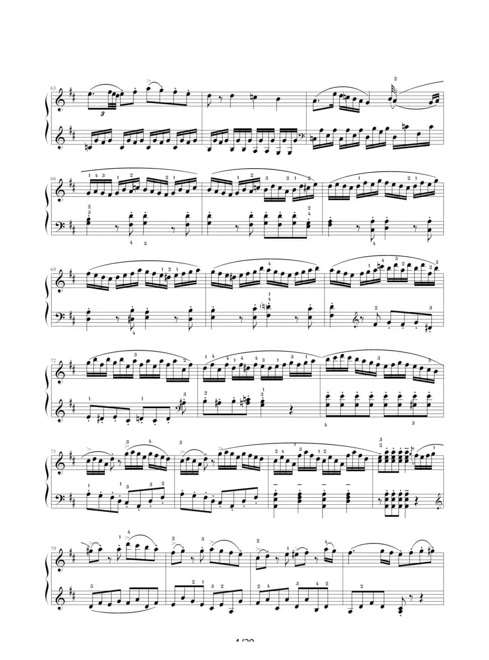 D大调奏鸣曲K.311（完整版）