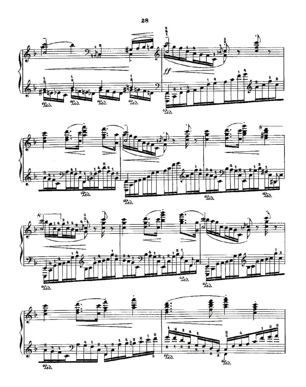 肖邦《练习曲》Fr.Chopin Op.10 No8-1