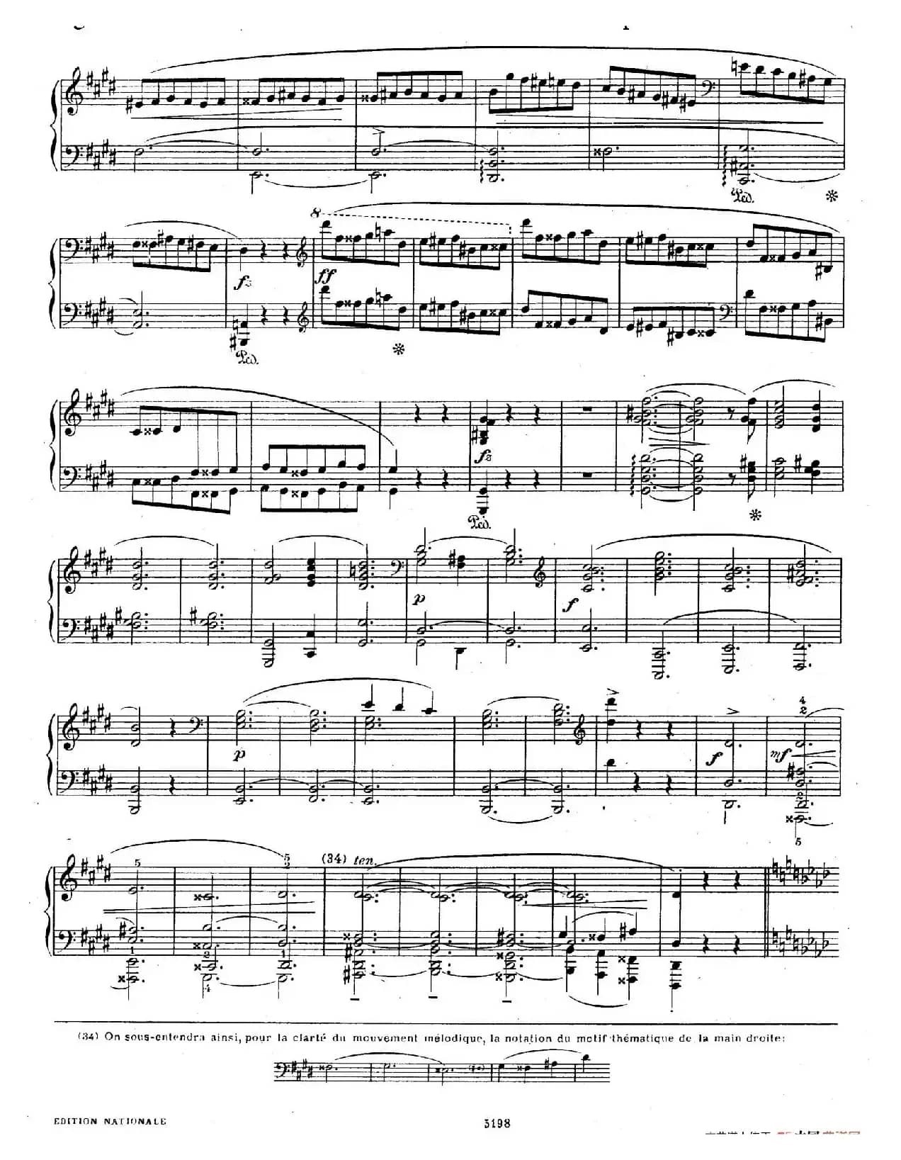 Scherzo No.4 in E Major Op.54(E大调第四谐谑曲·柯尔托教学版)